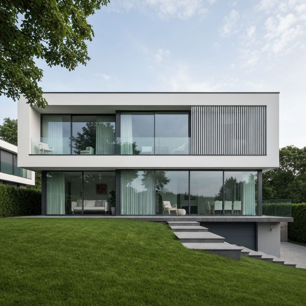 Modern energy-efficient house